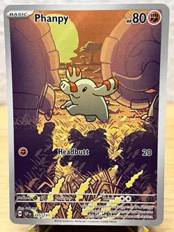 Surging Sparks Phanpy 205/191 Illustration Rare Pokemon NM/M - Image 1