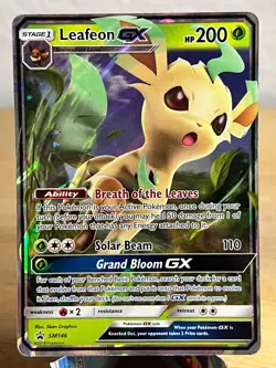 Sun & Moon Promo Leafeon GX - SM146 Holo Promo Pokemon NM/M - Image 1