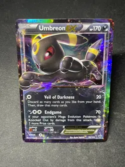 Umbreon EX 55/124 Fates Collide Holo LP Pokemon TCG - Image 1