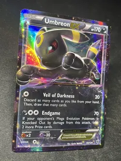 Umbreon EX 55/124 Fates Collide Holo LP Pokemon TCG - Image 2