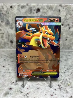 Mega Charizard Y ex 022/217 Ascended Heroes Double Rare Holo Pokemon TCG - Image 1
