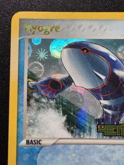 Kyogre 6/106 EX Emerald Pokemon Card Reverse Holo Foil Rare MP - Image 3