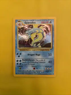 Pokemon Gyarados Holo Base Set 6/102 - Image 1