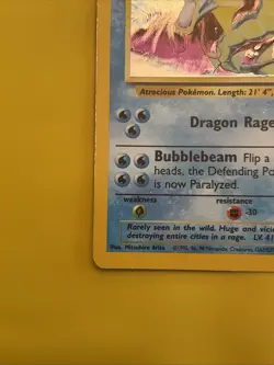 Pokemon Gyarados Holo Base Set 6/102 - Image 5