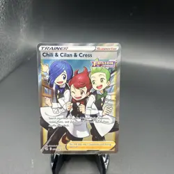 Pokemon TCG Chili & Cilan & Cress Fusion Strike 258/264 Full Art MINT - Image 1