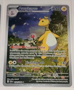 Pokemon TCG: Chaos Rising - Tauros, Ampharos & Chespin Illustration Rare Lot NM - Image 5