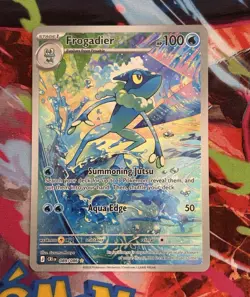 Frogadier 089/086: Chaos Rising Illustration Rare Full Art Holo. NM Pokemon - Image 1