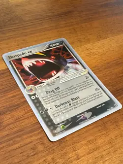 Pokemon Deoxys Sharpedo EX 104/107 Holo LP - Image 2
