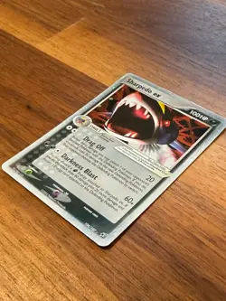 Pokemon Deoxys Sharpedo EX 104/107 Holo LP - Image 3