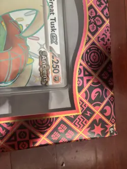 Pokemon Paldean Fates Great Tusk ex and Iron Treads ex premium Collection Box - Image 3