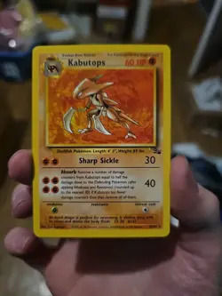 Pokemon Kabutops 24/62 Fossil Unlimited NM-LP - Image 1