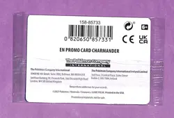 (b) Pokemon 151 Charmander Gamestop Stamped Reverse Holo Promo 004/165 Sealed - Image 2