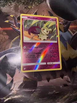 Pokemon TCG Mimikyu 112/181 SM-Team Up Reverse Holo Common Basic 70 HP 2019 - Image 3