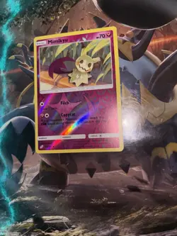 Pokemon TCG Mimikyu 112/181 SM-Team Up Reverse Holo Common Basic 70 HP 2019 - Image 4