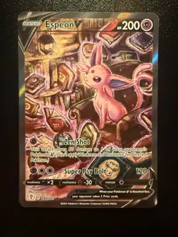 The Pokemon Company Pokemon TCG Espeon V 180/203 Evolving Skies Ultra Rare Holo - Image 1