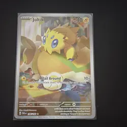 Pokemon TCG Joltik 196/182 SV04 Paradox Rift Illustration Rare Holo EN 2023 - Image 1