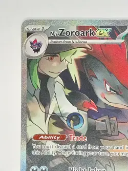 Pokemon TCG N's Zoroark EX Holo Card 185/159 Sv09: Journey Together NM - Image 4