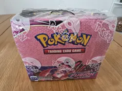 Pokemon TCG Fusion Strike Booster Box Damaged Sealed 36 Packs New acrylic case - Image 2