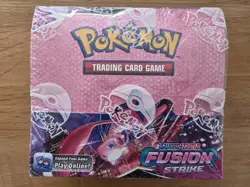 Pokemon TCG Fusion Strike Booster Box Damaged Sealed 36 Packs New acrylic case - Image 3