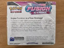 Pokemon TCG Fusion Strike Booster Box Damaged Sealed 36 Packs New acrylic case - Image 4