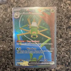 Pokemon : SV SCARLET & VIOLET SPIDOPS ex 243/198 ALT FULL ART SECRET RARE - Image 1