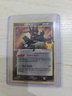 Pokemon TCG Greninja Gold Star SWSH144 - Celebrations Black Star Promo - Image 1
