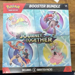 Pokemon TCG Journey Together Booster Bundle Box 6 Packs English 2025 - Image 1
