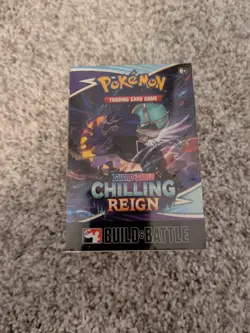 Pokemon TCG Chilling Reign Sword & Shield Build & Battle 4 Booster Packs NEW 820650808609 - Image 1