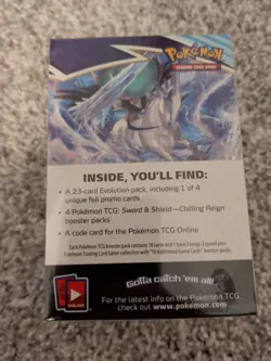 Pokemon TCG Chilling Reign Sword & Shield Build & Battle 4 Booster Packs NEW 820650808609 - Image 2