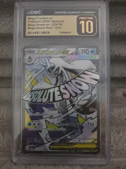 Mega Froslass ex 224/193 CGC Pristine 10 Japanese Mega Dream ex Pokemon Slab - Image 1