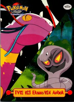 1999 Topps Pokemon TV Animation Edition Series 1 #TV12 Ekans / Arbok - Image 1