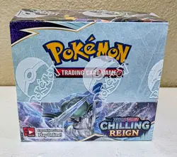 Pokemon TCG Sword & Shield Chilling Reign Booster Box Factory Sealed 36 Packs - Image 1