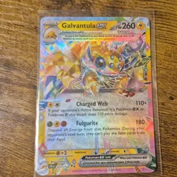 The Pokemon Company Pokemon TCG Galvantula ex 051/142 SV07 DR Holo EN Tera - Image 1