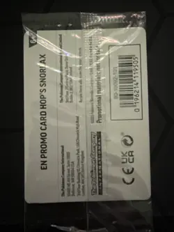 Pokemon JTG 117/159 - Stamped GameStop Promo Hop's Snorlax Cosmos Holo - Sealed - Image 2