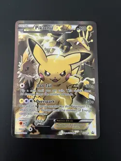 Pokemon Pikachu EX XY124 XY Holo - Image 3