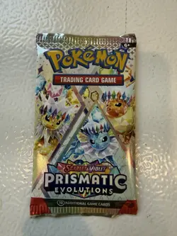 Pokemon TCG Prismatic Evolutions Booster Pack - Image 1