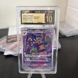 2025 Pokemon Japanese Mega Dream Ex #204 Hop's Trevenant Art Rare Holo CGC 10 - Image 1
