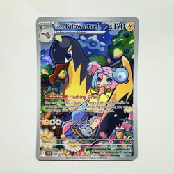 Pokemon TCG Journey Together Iono's Kilowattrel 163/159 Illustration Rare NM - Image 1