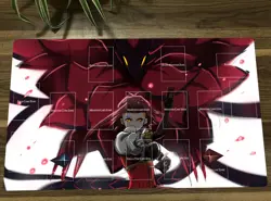 NEW YGO Playmat Akiza Izinsk Black Rose Dragon CCG TCG OCG Mat +Bag - Image 1