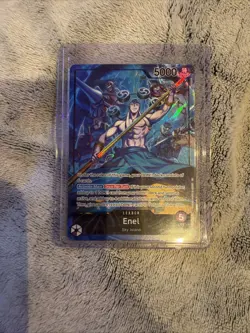One Piece TCG Enel OP15-058 Leader Alt Art Near Mint English - Image 3