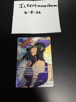 Ms All Sunday Near Mint SP Op14-084 Op16 English One Piece TCG In Hand - Image 1