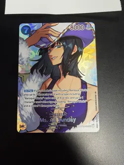 Ms All Sunday Near Mint SP Op14-084 Op16 English One Piece TCG In Hand - Image 2
