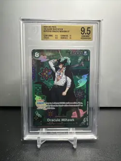 One Piece TCG Dracule Mihawk SP OP12-030 BGS 9.5 - Image 1