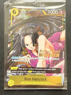 One Piece TCG Boa Hancock- P-115 OP15 Release Event Winner Promo SEALED - Image 1
