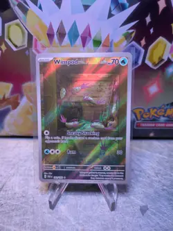 Pokemon TCG Wimpod Paradox Rift 191/182 Holo Illustration Rare Card - Image 1