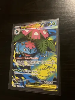 FAST SHIP! Mega Venusaur EX 155/132 Mega Evolution ENGLISH Pokemon TCG Card NM - Image 4