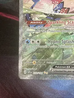 Pokemon TCG Milotic EX Special Illustration Rare Card 237/191 Surging Sparks NM - Image 5