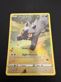 Pokemon TCG Poochyena Card Crown Zenith GG33/GG70 Galarian Gallery - Image 1