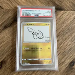 PSA 10 Pikachu 208/S-P Yu Nagaba X Pokemon Card Game Campaign Pokemon Card - Image 1