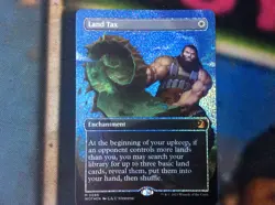 MTG LAND TAX WOT #0086 CONFETTI FOIL (Anime Borderless) Mythic Magic card - Image 3
